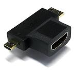 HDMI изменение коннектор *ver1.4 соответствует модель A( женский )-miniHDMI( модель C- мужской ) or microHDMI( модель D- мужской ) SSA SMH2M-HDMAF