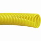 パンドウイット CLT25F-C4 コルゲートチューブ ポリエチレン スリット付き 黄 内径7.2mm 30.48m