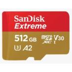 ショッピングメール便 【メール便選択可】サンディスク マイクロSDXC 512GB SDSQXAV-512G-GN6MN A2 UHS-I U3 class10 microsdカード