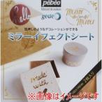 ペベオ 766560 ミラーイフェクトメタルリーフ 14x14cm 2枚入 シルバー Pebeo