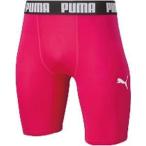 プーマ コンプレッション ジュニアショートタイツ 120 ラズベリー ホワイト 656334