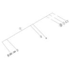  Shimano SHIMANO Y8K698040 передний для болт болт сборка товар болт 50.4 гайка 10.5