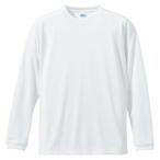 ユナイテッドアスレ 4.7oz ドライシルキータッチ 長袖 Tシャツ ホワイト M 1 508901 CAB