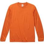 ユナイテッドアスレ 4.7oz ドライシルキータッチ 長袖 Tシャツ オレンジ XL 64 508901 CAB