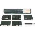 【メール便選択可】光 KTHU-1015 低反発ウレタンクッション 100mmX100mm 5t 黒