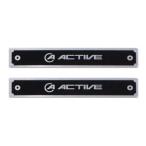 【メール便選択可】アクティブ 1999126 メタルステッカー 9mm x 55mm 2枚入り サブフレーム用