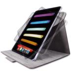 エレコム TB-A21S360BK iPad mini 第6世代 2021年モデル  フラップケース ソフトレザー 360度回転 ブラック