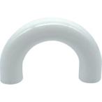 トラスコ中山 MAPS-35W 丸棒取手 PS樹脂 白 全長45mm 全高28mm ピッチ35mm めねじM4深さ15  B1トラスタッピンねじM4×30 2本付