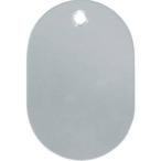 【メール便選択可】トラスコ THFLCL 小判札 大 60X40mm 5枚入 クリア TRUSCO