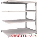 トラスコ中山 M5-8464BSFC NG スチールラック M5型中量棚 1200X571XH2400 4段 連結 ネオグレー メーカー直送 代引不可 北海道沖縄離島不可