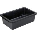 トラスコ PSB20-BK トラ舟20Lブラック 角型 再生原料使用