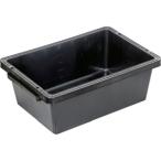 トラスコ PSB40-BK トラ舟40Lブラック 角型 再生原料使用