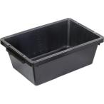トラスコ PSB60-BK トラ舟60Lブラック 角型 再生原料使用