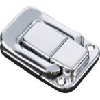 トラスコ中山 P-44Y パッチン錠 横ズレ防止タイプ・スチール製 4個入