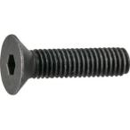 【メール便選択可】トラスコ中山 Y808-0308 六角穴付皿ボルト 黒染め 全ねじ M3×8 10本入 少量パック