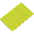 マイスト 5013 反射レンズ 粘着剤付 イエロー 6個入