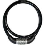 【メール便選択可】ワイヤー錠 8mm×600mm ブラック JC-029W