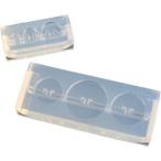 【メール便選択可】亀島商店 ボタン レジンクラフト用 ソフトモールド C-558 ボタン足型 6サイズ 1個入