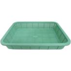 セキスイ 角かご 浅型 中 ライトグリーン K-542