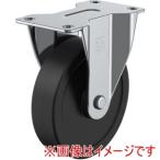 ユーエイキャスター ER-100RHE プレート式 固定 キャスター 導電ゴム 車輪径100mm Eタイプ ER型 取付寸法82×40