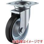 ユーエイキャスター WEJ-100 プレート式 自在 キャスター 導電ゴム 車輪径100mm Jタイプ J型 取付寸法74×74 67×67