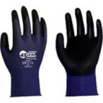 ハンボ PE802D-BL-1P-M ポリウレタン背抜き手袋 ストレッチ ゼロ ブルー M