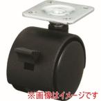 ユーエイキャスター PT-40GS プレート式 自在 双輪キャスター ナイロン 車輪径40mm ストッパー付き OTHERS PT型 取付寸法25.4×25.4