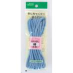 【メール便選択可】クロバー カラーひも 細 3m巻 ブルー 26-138