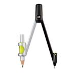 【メール便選択可】クツワ CP232BK クツワ はじめてのコンパス ブラック