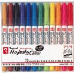 【メール便選択可】寺西化学工業 MMJ70C-12 マジックマジェスタースリム 12色セット