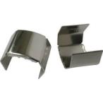 【メール便選択可】ユタカメイク KM-09 金具 端末爪 15mm×15mm金具 2個入り