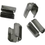 【メール便選択可】ユタカメイク KM-12 金具 端末爪 4mm×8mm 4個入り