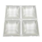 【メール便選択可】和気産業 粘着 ソフトクッション クリアー 4個入 20.5角mm×7.6mm CN-016