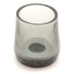 和気産業 キズ対策脚音 鉄板入パイプイスキャップ クリアーブラック 4個入 22mm GK-315