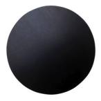 和気産業 環境配慮型ゴムシート 丸 黒 1mm×100 mm KGS016