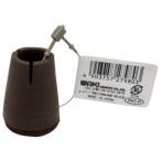 【メール便選択可】和気産業 ワイドフェルトキャップスリム ダークブラウン 13-17mm BC-721