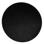 和気産業 ゴムシート 丸型 黒 3mm×100mm GM-03