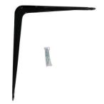 和気産業 インテリア棚受 黒 2本入 250mm×300mm×0.9mm TK-014