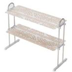 田窪工業所 ガラス置き棚2段60 PPG2-60