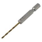 【メール便選択可】アークランド GTTD-20 HSS鋼チタンコーティング 鉄工用ドリル刃 GREATTOOL