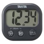 タニタ TD-429-GY 抗菌でか見えタイマー ダークグレー TANITA