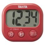 タニタ TD-429-RD 抗菌でか見えタイマー チェリーレッド TANITA