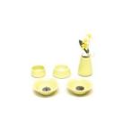 ペット 仏具 仏具8点セット 陶器 イエロー PMA00022