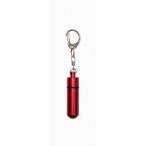 ペット 遺骨 仏具 遺骨カプセル 大 キーホルダー レッド H5.1cm PMA00324
