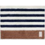 オカトー OKATO バスマット ふわもこ 45×60cm ネイビーボーダー