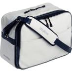 ショッピングエナメルバッグ モルテン エナメルバッグ Lサイズ 白×ネイビー KM0074WN