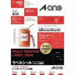 【メール便選択可】エーワン 75624 ラベルシール ハイグレード 表示 パッケージ 宛名ラベル プリンタ兼用 マット紙 白 A4 24面 1袋 20シート入