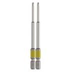 【メール便選択可】ベッセル GS161100 剛彩ビット 片頭 2本組 +1x100mm VESSEL