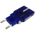 カシムラ NTI-13 海外用変換プラグ サスケ ブルー