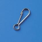 【メール便選択可】緑十字 137060 スナップ ナスカンフック 金具06 11×34mm 10個組 スチール製